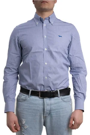 HARMONT&BLAINE Hombre, Camisas, Azul, Talla: L