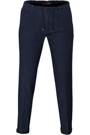 MOORER Hombre, Vaqueros, Azul, Talla: 3XL