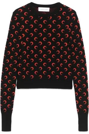 Marine Serre Mujer, Jerseys, Negro, Talla: S