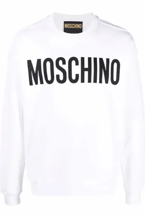 Moschino Hombre, Sudaderas, Blanco, Talla: XL