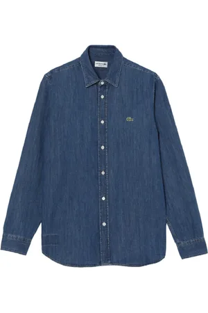 Lacoste Hombre, Camisas, Azul, Talla: M