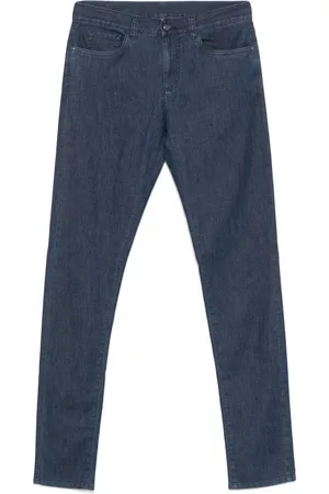 CANALI Hombre, Vaqueros, Azul, Talla: 2XL