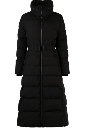 MOORER Mujer, Abrigos, Negro, Talla: L