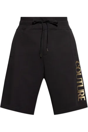 VERSACE Hombre, Pantalones cortos, Negro, Talla: L