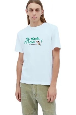 CARNE BOLLENTE Hombre, Camisetas, Blanco, Talla: S