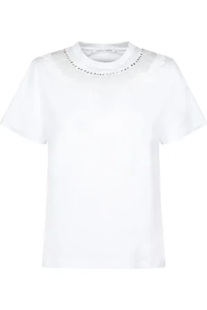 Alberta Ferretti Mujer, Camisetas, Blanco, Talla: S