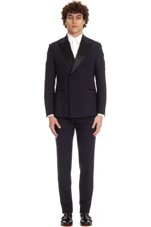 ELEVENTY Hombre, Trajes, Azul, Talla: L