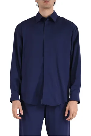 Msgm Hombre, Camisas, Azul, Talla: M