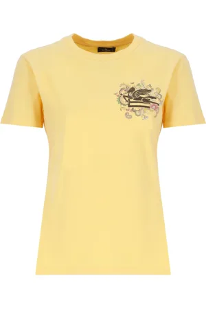 Etro Mujer, Camisetas, Amarillo, Talla: S