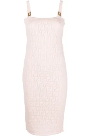 Fendi Mujer, Vestidos, Rosa, Talla: S