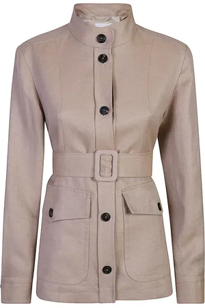 ELEVENTY Mujer, Chaquetas, Marrón, Talla: XL