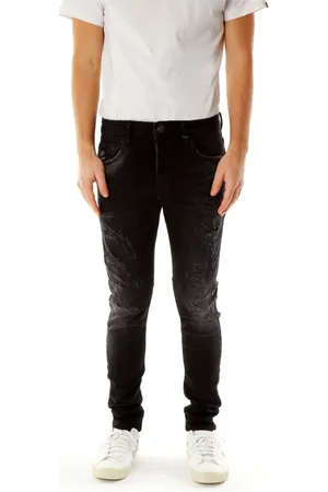Elias Rumelis Hombre, Vaqueros, Gris, Talla: W33