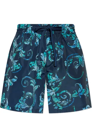 VERSACE Hombre, Pantalones cortos, Azul, Talla: M