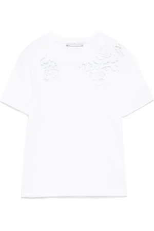 ERMANNO SCERVINO Mujer, Camisetas, Blanco, Talla: M