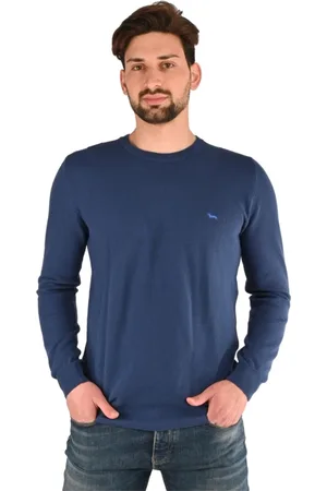 HARMONT&BLAINE Hombre, Jerseys, Azul, Talla: L