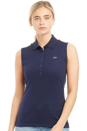 Lacoste Mujer, Camisetas, Azul, Talla: 3XL