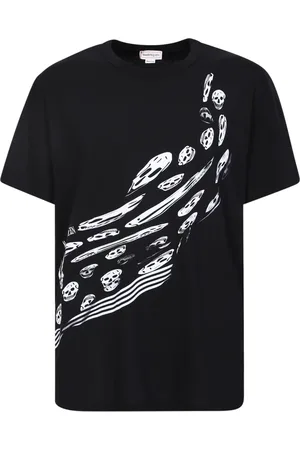 Alexander McQueen Hombre, Camisetas, Negro, Talla: S