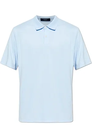 THEORY Hombre, Camisetas, Azul, Talla: M