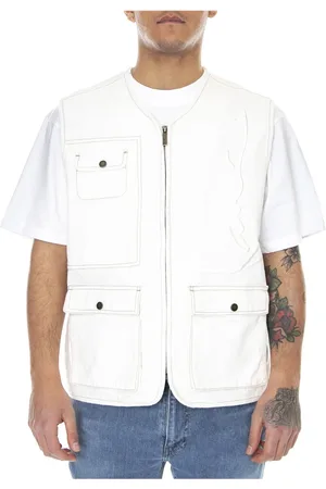 Karl Kani Hombre, Chaquetas, Blanco, Talla: M