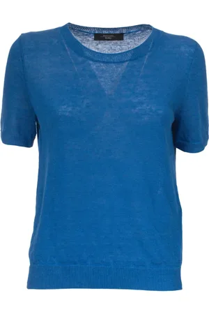 Max Mara Mujer, Camisetas, Azul, Talla: M