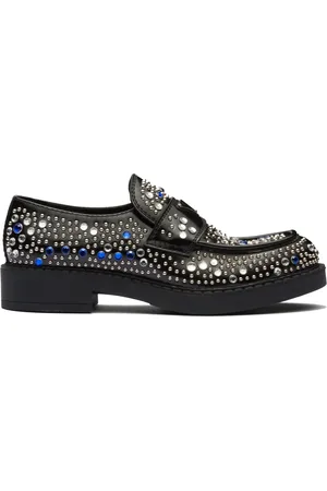 Prada Hombre, Zapatos, Negro, Talla: 40 EU