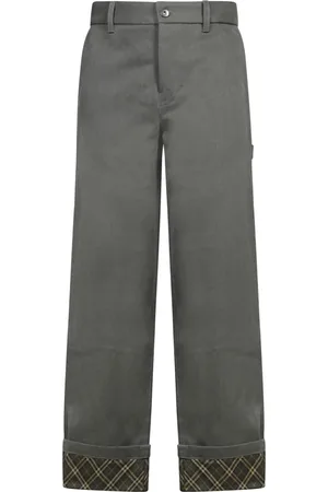 Burberry Hombre, Pantalones, Gris, Talla: M
