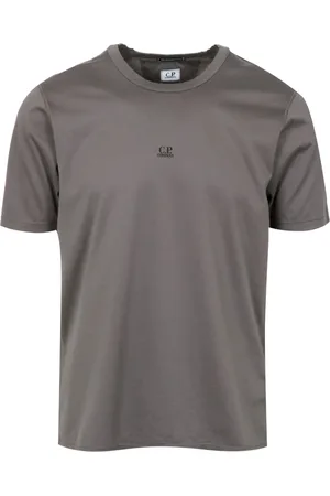 C.P. Company Hombre, Camisetas, Gris, Talla: XL