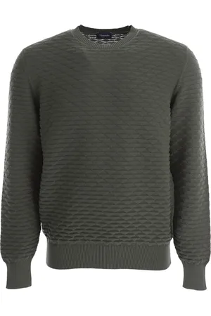 DRUMOHR Hombre, Jerseys, Verde, Talla: L