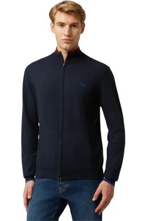 HARMONT&BLAINE Hombre, Jerseys, Azul, Talla: M