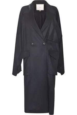 SETCHU Mujer, Abrigos, Negro, Talla: M