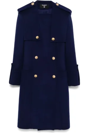 Balmain Mujer, Abrigos, Azul, Talla: S