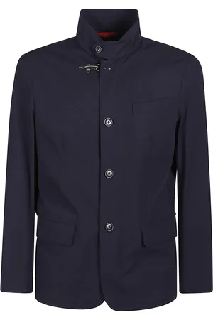 FAY Hombre, Chaquetas, Azul, Talla: L