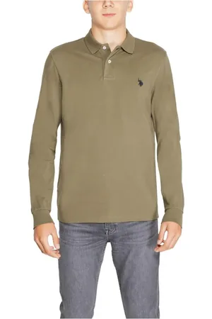 U.S. Polo Assn. Hombre, Camisetas, Verde, Talla: M