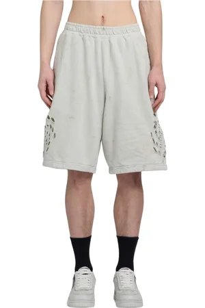 44 Label Group Hombre, Pantalones cortos, Blanco, Talla: S
