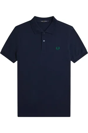 Fred Perry Hombre, Camisetas, Azul, Talla: M