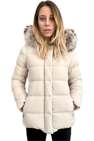 MOORER Mujer, Chaquetas, Blanco, Talla: M