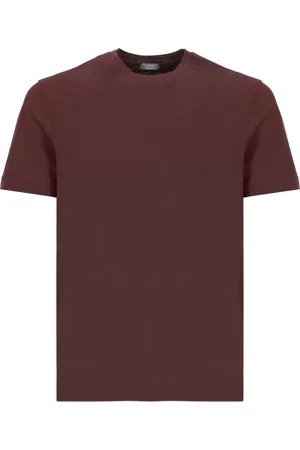 ZANONE Hombre, Camisetas, Marrón, Talla: 2XL