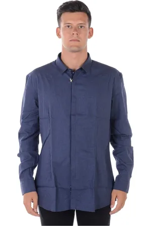D.A. Daniele Alessandrini Hombre, Camisas, Azul, Talla: M