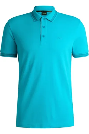 HUGO BOSS Hombre, Camisetas, Azul, Talla: XL