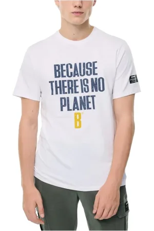 ECOALF Hombre, Camisetas, Blanco, Talla: S