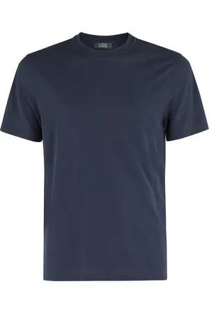 ZANONE Hombre, Camisetas, Azul, Talla: M