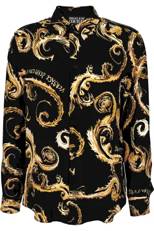 VERSACE Hombre, Camisas, Negro, Talla: M