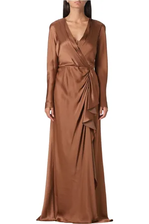 Alberta Ferretti Mujer, Vestidos, Marrón, Talla: M