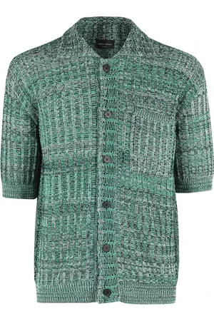 Roberto Collina Hombre, Jerseys, Verde, Talla: M