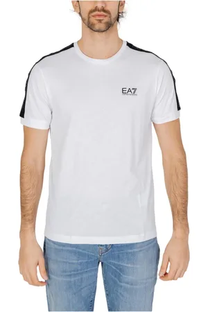 EA7 Hombre, Camisetas, Blanco, Talla: 2XL