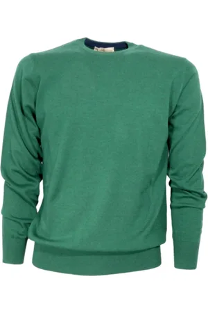 CASHMERE COMPANY Hombre, Sudaderas, Verde, Talla: 4XL