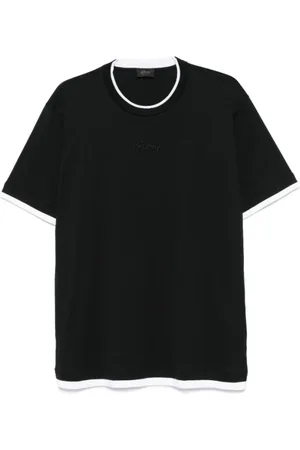 BRIONI Hombre, Camisetas, Negro, Talla: XL