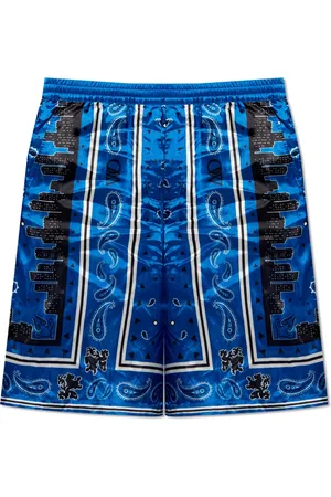 OFF-WHITE Hombre, Pantalones cortos, Azul, Talla: S