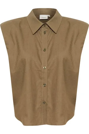 Gestuz Mujer, Blusas y Camisas, Gris, Talla: L