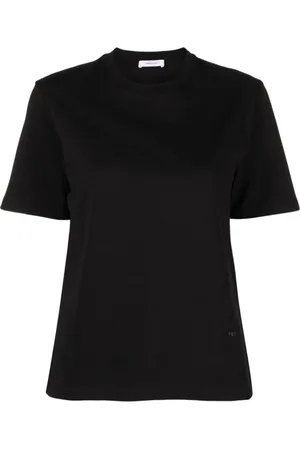 Salvatore Ferragamo Mujer, Camisetas, Negro, Talla: S